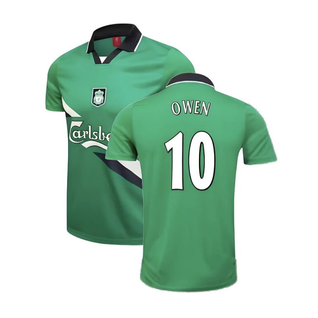 Liverpool 1999-2000 Away Retro Shirt (Owen 10)-SoccerKits Hub | Buy Soccer Jerseys Online